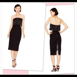 Rachel Roy Strapless Dress w/ Back Zip detail EUC